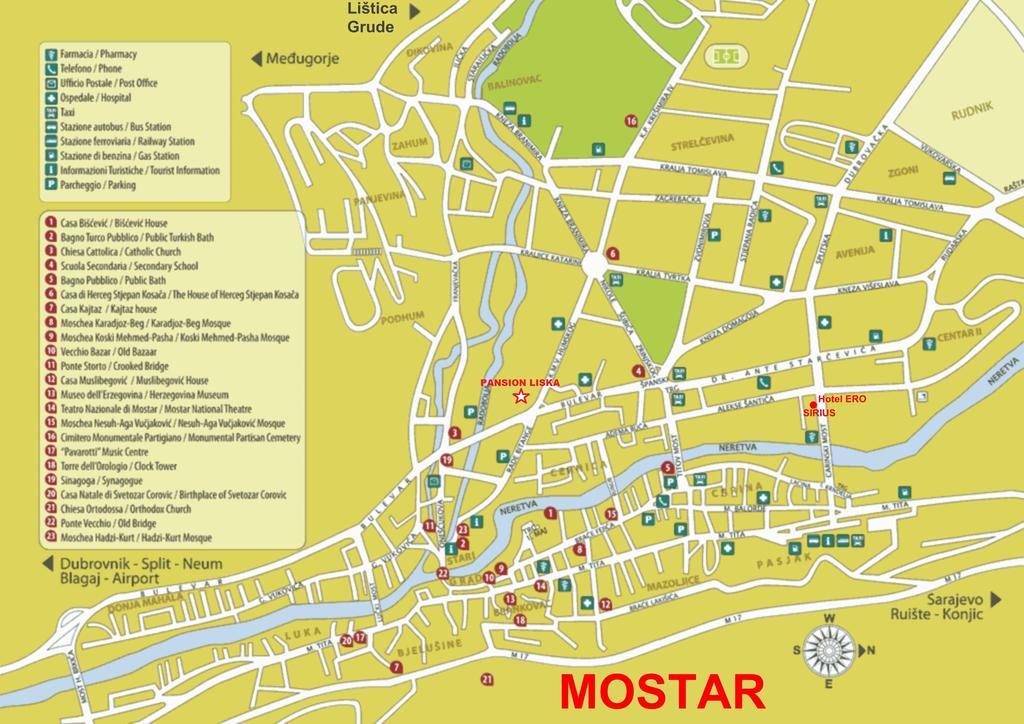 Guesthouse Liska Mostar Exterior photo